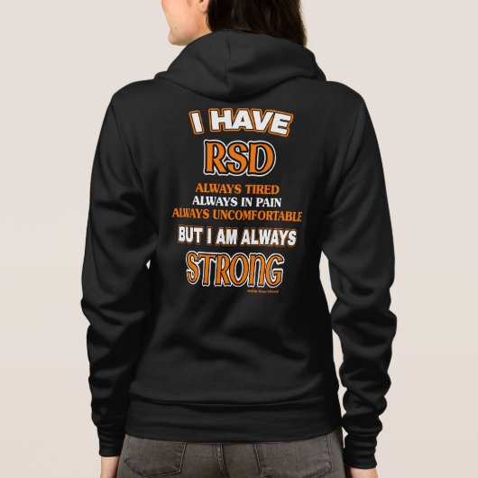 Altijd sterk...RSD Hoodie (Achterkant)