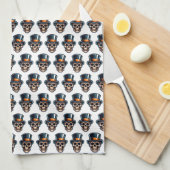 Altijd stijlvol theedoek (Quarter Fold)