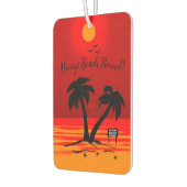 Altijd strand gebonden, zinderende zonsondergang luchtverfrisser (Links)