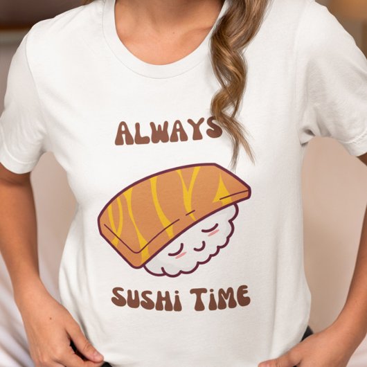 Altijd Sushi Time Kawaii Sushi T-Shirt
