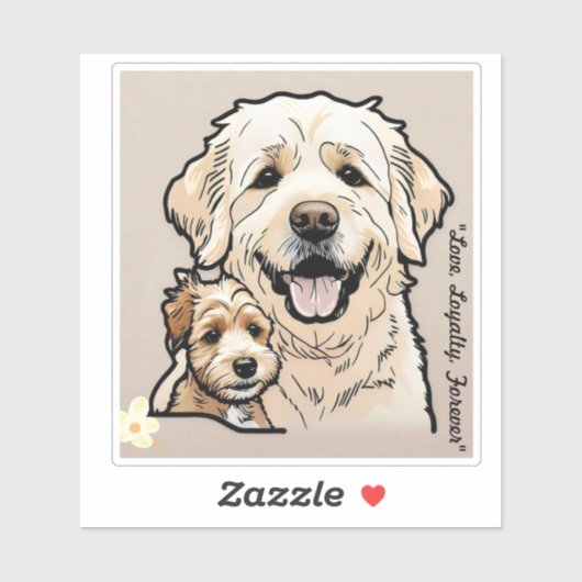 "Altijd thuis" Sticker (Vel)