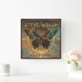 Altijd tijd om te roken vierkante klok (Huis)