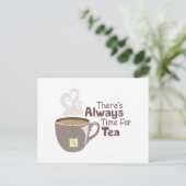Altijd tijd thee briefkaart (Staand voorkant)