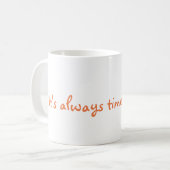 Altijd tijd tijd voor ijs Mok (Voorkant links)