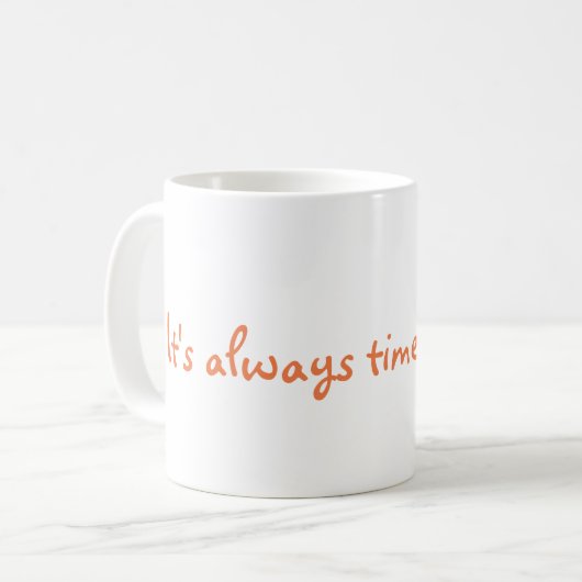 Altijd tijd tijd voor ijs Mok (Voorkant links)