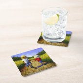 Altijd tijd voor Geviste fijne kunst Kartonnen Onderzetters (Insitu)