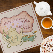 Altijd Tijd voor  tea-vierkant Puzzle
