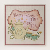 Altijd Tijd voor  tea-vierkant Puzzle Legpuzzel (Verticaal)