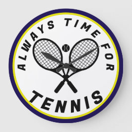 Altijd tijd voor tennis grote klok