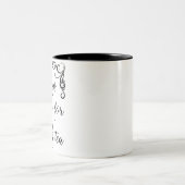 Altijd tijd voor thee tweekleurige koffiemok (Center)