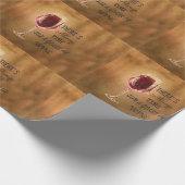 Altijd tijd voor wijnpakpapier cadeaupapier (Hoek)