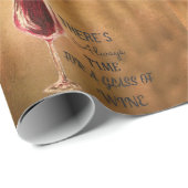 Altijd tijd voor wijnpakpapier cadeaupapier (Rol Hoek)