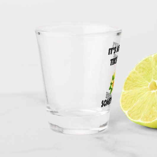 Altijd Tiki Time Ergens Tiki Party Shot Glas (Links)