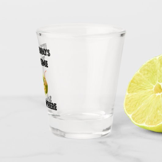 Altijd Tiki Time Ergens Tiki Party Shot Glas (Rechts)