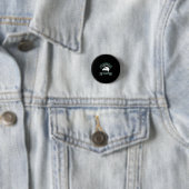 Altijd tonen alsof er een kapitein is ronde button 3,2 cm (In situ)