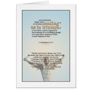 Altijd triumfant - II Corinthians 2:14