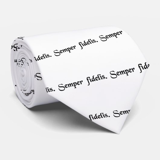 Altijd trouw. stropdas (Opgerold)