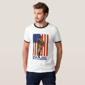 Altijd trouw — wees een Amerikaanse marinier T-shirt (Voorkant volledig)