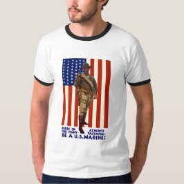 Altijd trouw — wees een Amerikaanse marinier T-shirt