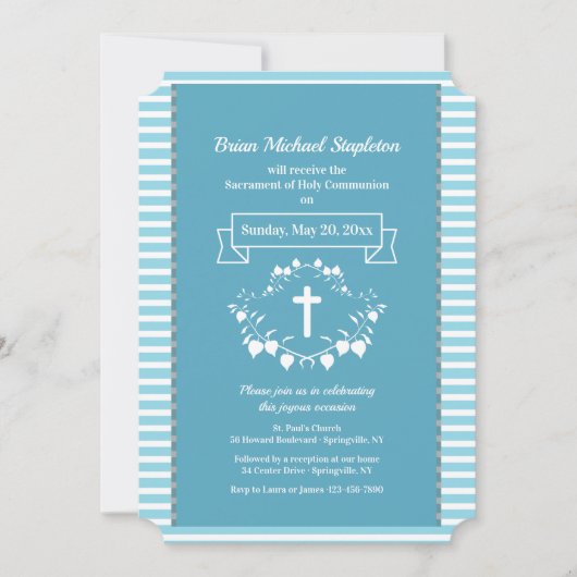 Altijd trouwe religieuze uitnodiging (Voorkant)