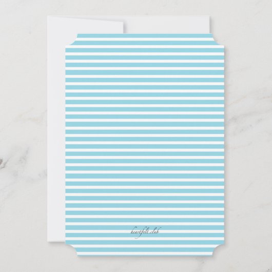 Altijd trouwe religieuze uitnodiging (Achterkant)