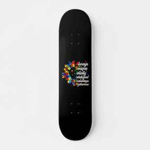 Altijd uniek - Autisme-bewustzijn Persoonlijk Skateboard