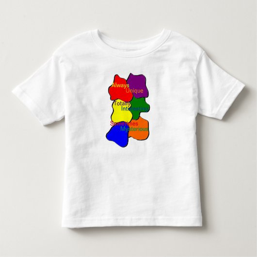 Altijd uniek Peuter Autisme T-shirt (Voorkant)