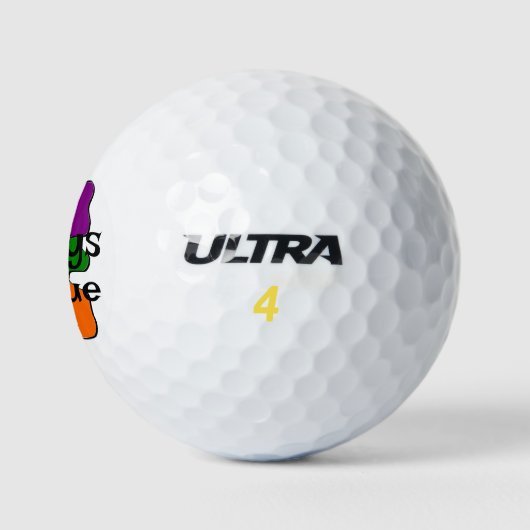 Altijd unieke autisme golfballen (Logo)