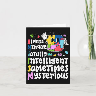Altijd unieke Intelligente Autisme Bewustzijnspuzz Kaart