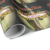 Altijd van Hakuna Matata houden, een leuke dag en  Cadeaupapier (Rol Hoek)