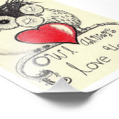 altijd van je houden foto afdruk (Hoek)