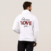 Altijd van je houden hoodie (Achterkant volledig)