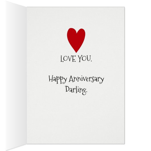 Altijd van je Jubileum Kaart houden (Binnen (Rechts))