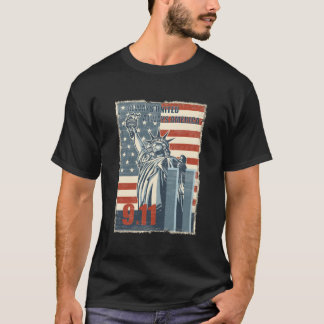Altijd verenigd, altijd Amerika, we zullen nooit v T-shirt