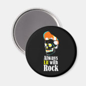 Altijd verlicht met rock magneet (Voorkant / Achterkant)