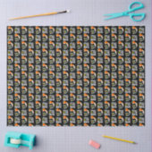 Altijd verlicht met rock tissuepapier (Craft)