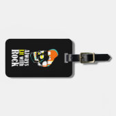 Altijd verlicht met rots bagagelabel (Voorkant horizontaal)