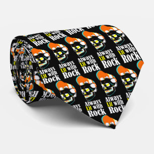 Altijd verlicht met rots stropdas