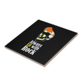 Altijd verlicht met rots tegeltje (Zijkant)