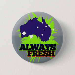 Altijd verse Australië Ronde Button 5,7 Cm