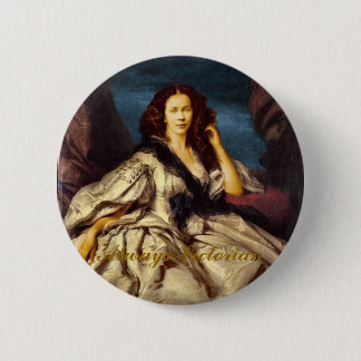 ALTIJD VICTORIAANS RONDE BUTTON 5,7 CM