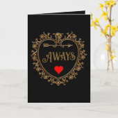 Altijd Vintage  Kaart (Gele Bloem)