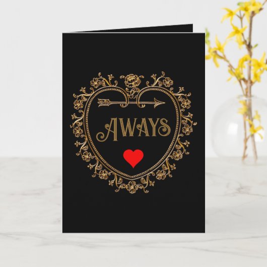 Altijd Vintage  Kaart (Gele Bloem)