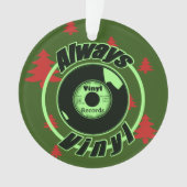 Altijd Vinyl-Kerstmis 2 Ornament (voorkant)