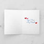 Altijd & voor altijd Anime Valentijnsdag Kaart (Binnen)