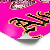 Altijd & voor altijd Beste vrienden meisjes cadeau Perfect Poster (Hoek)