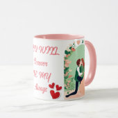 Altijd & voor altijd liefde Mok (Voorkant rechts)