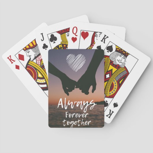 Altijd Voor Altijd Samen Pokerkaarten (Achterkant)