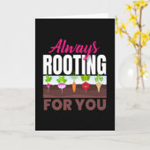 Altijd voor je Vegan Vegans komen. Kaart (Gele Bloem)