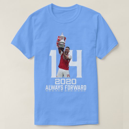 Altijd vooruit 14 FA Cup Titles Arsenal T-shirt (Design voorkant)